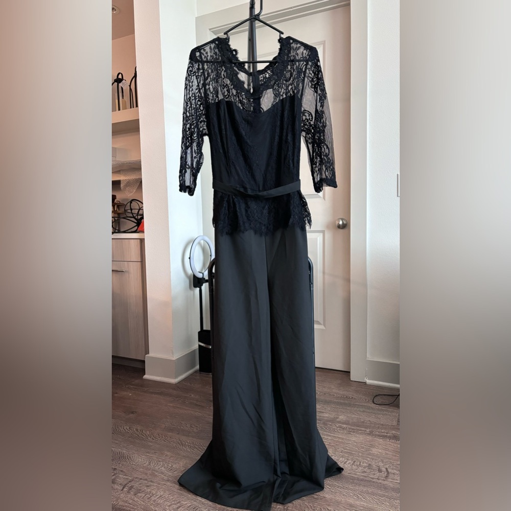 Black pant suit